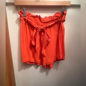 Coral Soft Tie-Able Shorts
